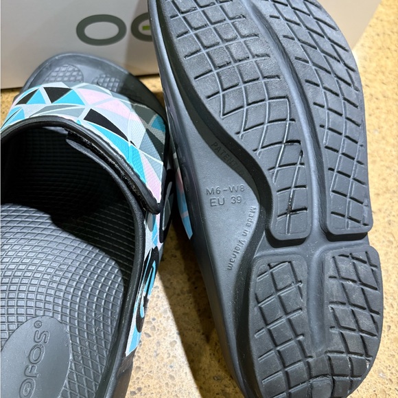 OOFOS M6 W8 EU 39 Sport Flex Limited Sandals Velcro Adjustable Strap with Box - Picture 9 of 12